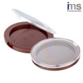 Round Plastic Powder Compact Case